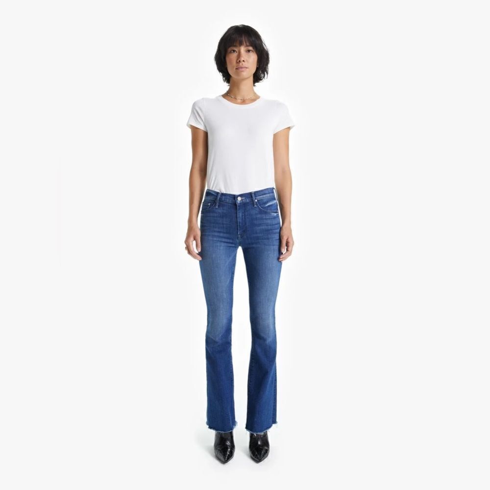 MOTHER The Weekender Fray Jeans Size 26 NWT